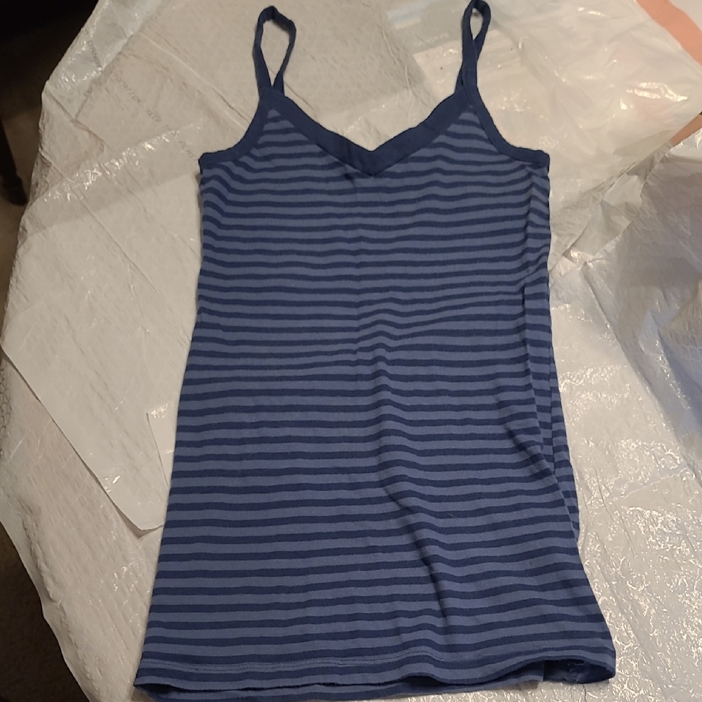 OP Navy Striped Camisole Top